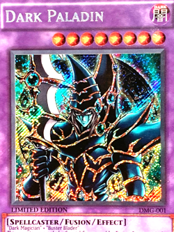 yugioh Dark Paladin DMG-001 SECRET Limited card never played Near Mint - Image 4