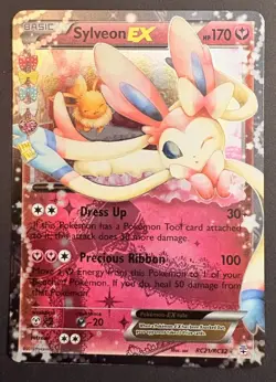 Pokemon TCG Sylveon EX Holo Card RC21/RC32 Generations Ultra Rare - Image 1