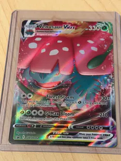🍃 Venusaur VMAX SWSH102 SWSH: Sword & Shield Promo Cards Holo Pokemon TCG Card - Image 1