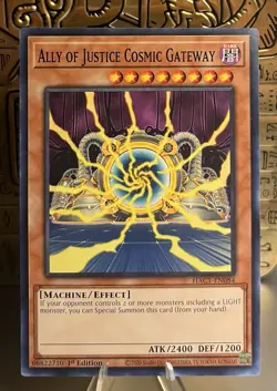 Ally of Justice Cosmic Gateway HAC1-EN084 1st Ed. Common Yugioh! NM - Image 1