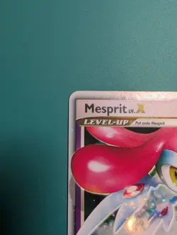 Pokemon Card 2008 Ultra Rare Legends Awakened Mesprit LV. X 143/146 LP/MP - Image 3