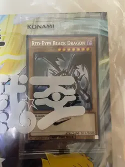 Yu-Gi-Oh! x Nike Collaboration Red-Eyes Black Dragon Secret Rare Card - Image 1
