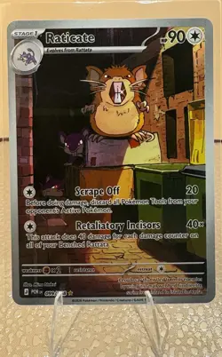 Raticate 099/088 Full Art Secret Rare Pokemon Card Perfect Order NM - Image 1