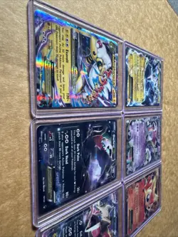 Pokemon EX GX Holo Lot (6 Cards) Darkrai Yveltal Ampharos Thundurus - Image 2