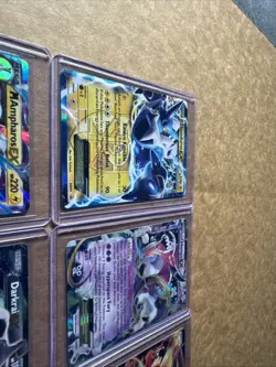 Pokemon EX GX Holo Lot (6 Cards) Darkrai Yveltal Ampharos Thundurus - Image 5
