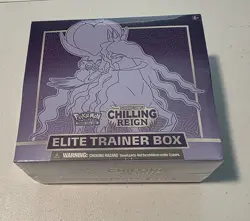 Pokemon Sword & Shield Chilling Reign 133 cards Elite Trainer Box Factory Sealed - Image 1