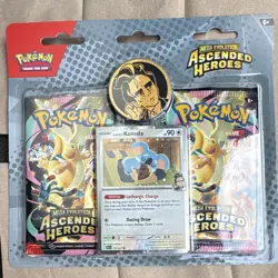 Pokemon Ascended Heroes 2 pack blister Promo Card & Collectible Coin - Image 1