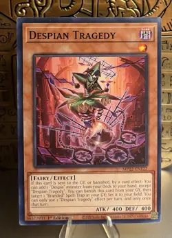 Despian Tragedy MP22-EN122 2022 Tin of the Pharaoh's Gods 1st Ed. Common Yugioh! - Image 1