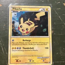 Pokemon TGC 2010 HG&SS Pikachu HGSS03 Black Star Promo Holo Card Rare NM - Image 1