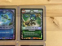 Silver Foil Lot of 4 Skylanders Battlecast TCG Cards - Image 3