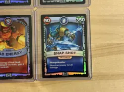 Silver Foil Lot of 4 Skylanders Battlecast TCG Cards - Image 5