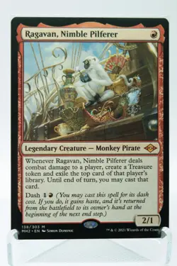 MTG Ragavan, Nimble Pilferer Modern Horizons 2 MH2 138 NM Pack Fresh - Image 1