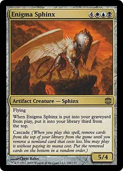 ENIGMA SPHINX ~mtg EX/LP Alara Reborn Rare x1 - Image 1