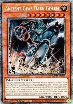 Yugioh MP25-EN003 Ancient Gear Dark Golem Starlight Rare 1st MINT - Image 1