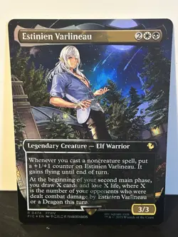 Estinien Varlineau (Borderless Chocobo Track Foil) - Final Fantasy MTG 474 - Image 1