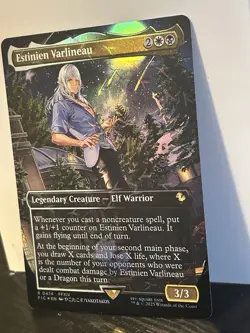 Estinien Varlineau (Borderless Chocobo Track Foil) - Final Fantasy MTG 474 - Image 2