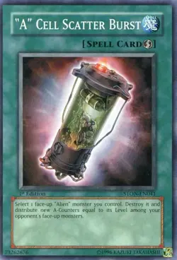 YuGiOh! - "A" Cell Scatter Burst - STON-EN041 - 1st Edition - Common - Image 1