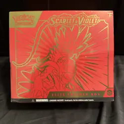 Pokemon TGC Scarlet and Violet Elite Trainer Box ETB Koraidon NEW FACTORY SEALED - Image 1