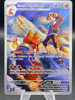 Magcargo 222/217 Me: Ascended Heroes Pokemon TCG Holo Illustration Rare ENGLISH - Image 1