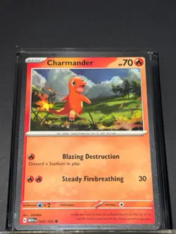 Pokemon TCG Pokemon Charmander Cosmos Foil 004/165 Near Mint - Image 1