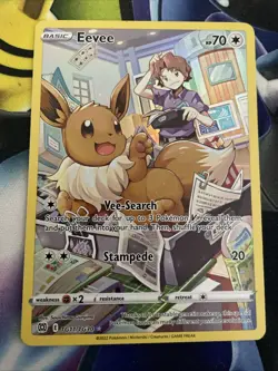 Pokemon Eevee TCG TG11/TG30 Trainer Gallery Brilliant Stars Sword and Shield - Image 1