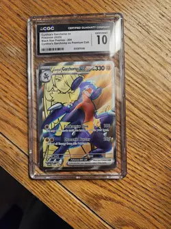 PSA 10 Cynthia's Garchomp EX SVP 204 Black Star Promo Pokemon 2025 - Image 1