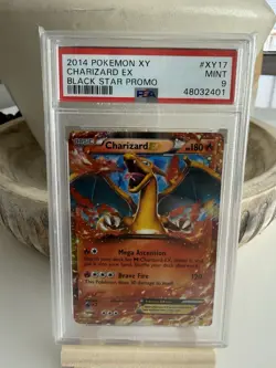 2014 Charizard EX XY17 Black Star Promo XY Holo Pokemon PSA 9 MINT - Image 1