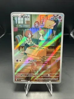Pokemon Ralts Illustration Rare SV01: Scarlet & Violet Base Set 211/198 - Image 2