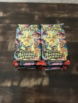 Pokemon Ascended Heroes English Booster Pack Lot Of 18 Sealed - Image 2