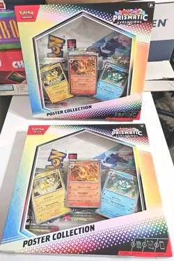 Pokemon S&V - Prismatic Evolutions Poster Collections x2 Lot - Factory Sealed - Image 1