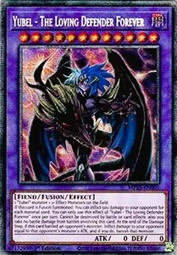 Yugioh MP25-EN001 Yubel - The Loving Defender Forever Starlight Rare 1st MINT - Image 1