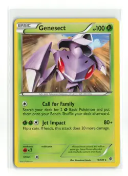 GENESECT 10/101 PLASMA BLAST NON HOLO POKEMON TCG LP - Image 1