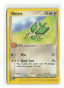 VIBRAVA 47/97 EX DRAGON POKEMON TCG LP - Image 1