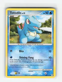 TOTODILE 106/123 MYSTERIOUS TREASURES POKEMON TCG LP - Image 1