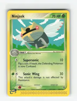 NINJASK 38/97 EX DRAGON POKEMON TCG DAMAGED READ - Image 1