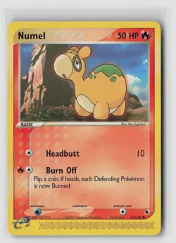 NUMEL #61/109 RUBY AND SAPPHIRE POKEMON TCG NON HOLO POKEMON TCG LP - Image 1