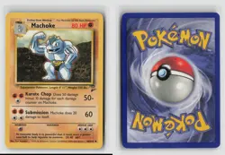 Machoke #49/130 Base Set 2 Pokemon TCG MP - Image 3