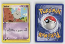 Spoink #73/97 Dragon Common Pokemon TCG LP - Image 3