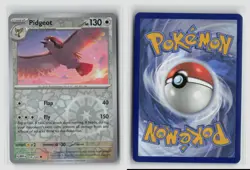 Pidgeot #018/165 Sv Scarlet & Violet 151 Uncommon Reverse Holo Pokemon TCG NM - Image 3