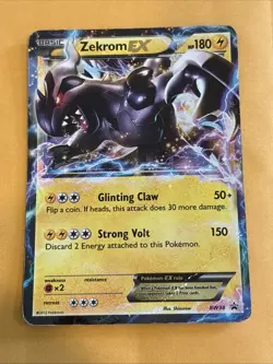 Pokemon TCG - Zekrom EX BW38 Black & White Black Star Promo 2012 DMG - Image 1