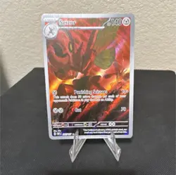 Pokemon TCG Scizor Illustration Rare Holo SV03: Obsidian Flames 140 HP 205/197 - Image 1