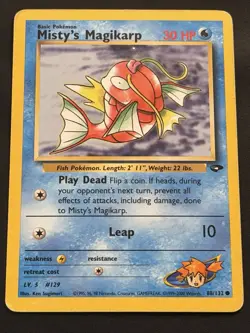 Pokemon TCG Magikarp Gym Challenge Misty's Unlimited - Image 1
