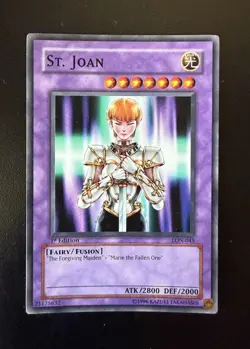 St. Joan LON-045 Labyrinth of Nightmare 1st Edition Regular Yu-Gi-Oh TCG - Image 1
