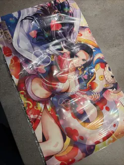 BOA HANCOCK ONE PIECE PLAYMAT 2024 2ND ANNIVERSARY GIFT BOX OVP SEALED CHINESE 1 - Image 1
