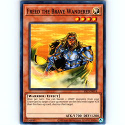 Yugioh Freed The Brave Wanderer IOC-EN014 Unlimited Super Rare Holo - NM 💎 - Image 1