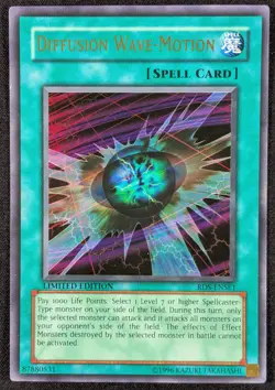 Diffusion Wave Motion 1996 Ultra Rare Holo Yugioh RDS-ENSE1 (NM) - Image 1
