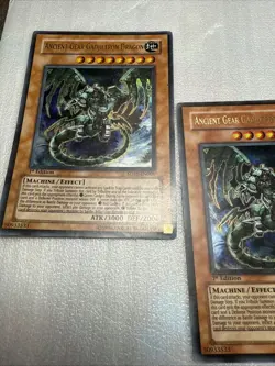 Yugioh Ancient Gear Gadjiltron Dragon SD10-EN001 1st Edition LP Condition X 4 - Image 2