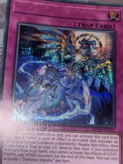MISPRINT NO NAME MP25-EN116 Dominus Impulse Prismatic Secret Rare YuGiOh - Image 2