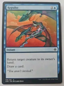 MTG Magic The Gathering Card Repulse Instant Blue Conspiracy 2016 - Image 1