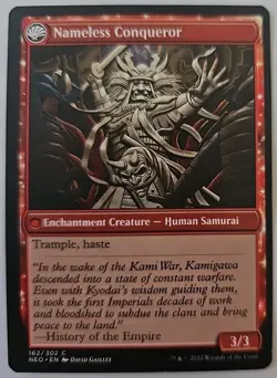 MTG Magic The Gathering Card Nameless Conqueror The Shattered States Era Red NEO - Image 2